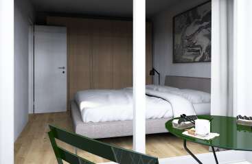 Wohung 96qm Schlafzimmer Balkon Kopie